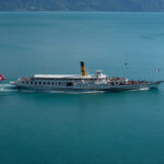 CGN Steamboat Simplon, from Lavaux vineyards, May 2022