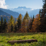 View from Les Avants towards Les Dents du Midi, November 2022