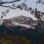 View from Les Avants towards Rochers de Naye, November 2022