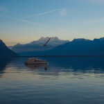 Lac Léman from Montreux, January 2023