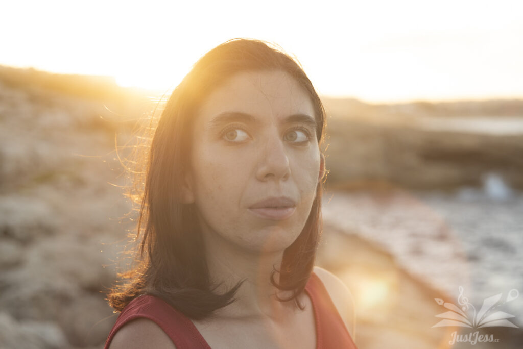 Portraits of my friend, September 2024, Pembroke, Malta, published with her permission. Nikon D750 + Helios 44-2 58mm f/2